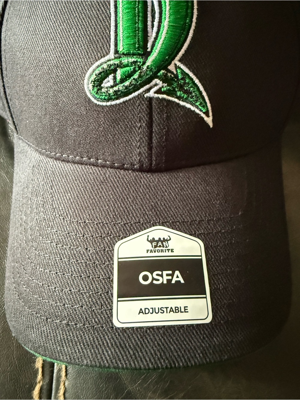 New Dayton Dragons Black and Green Embroidered 'D' Baseball Cap Adjustable - Picture 3 of 7